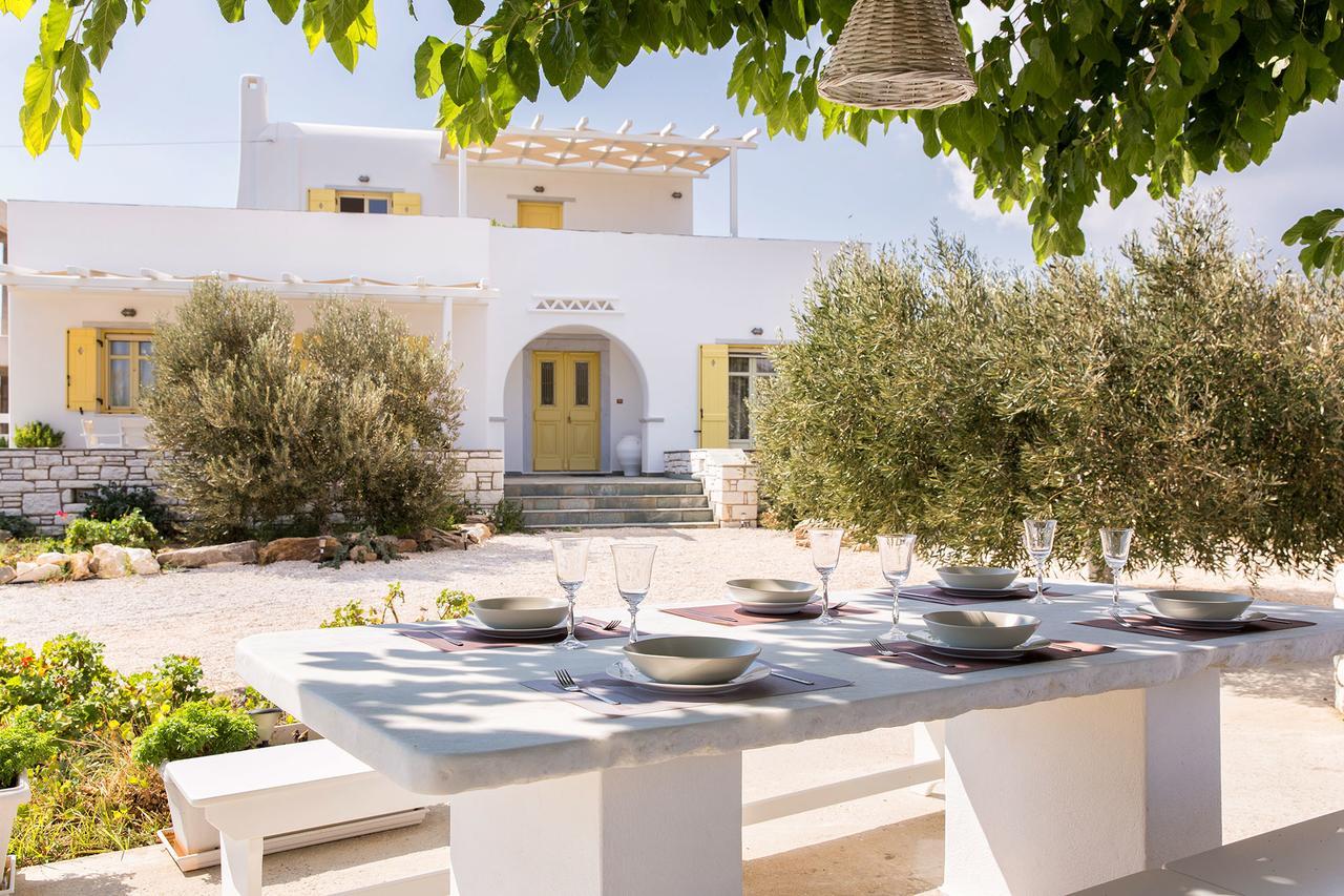 Villa San Dimitrio House On The Beach Logaras Exteriör bild