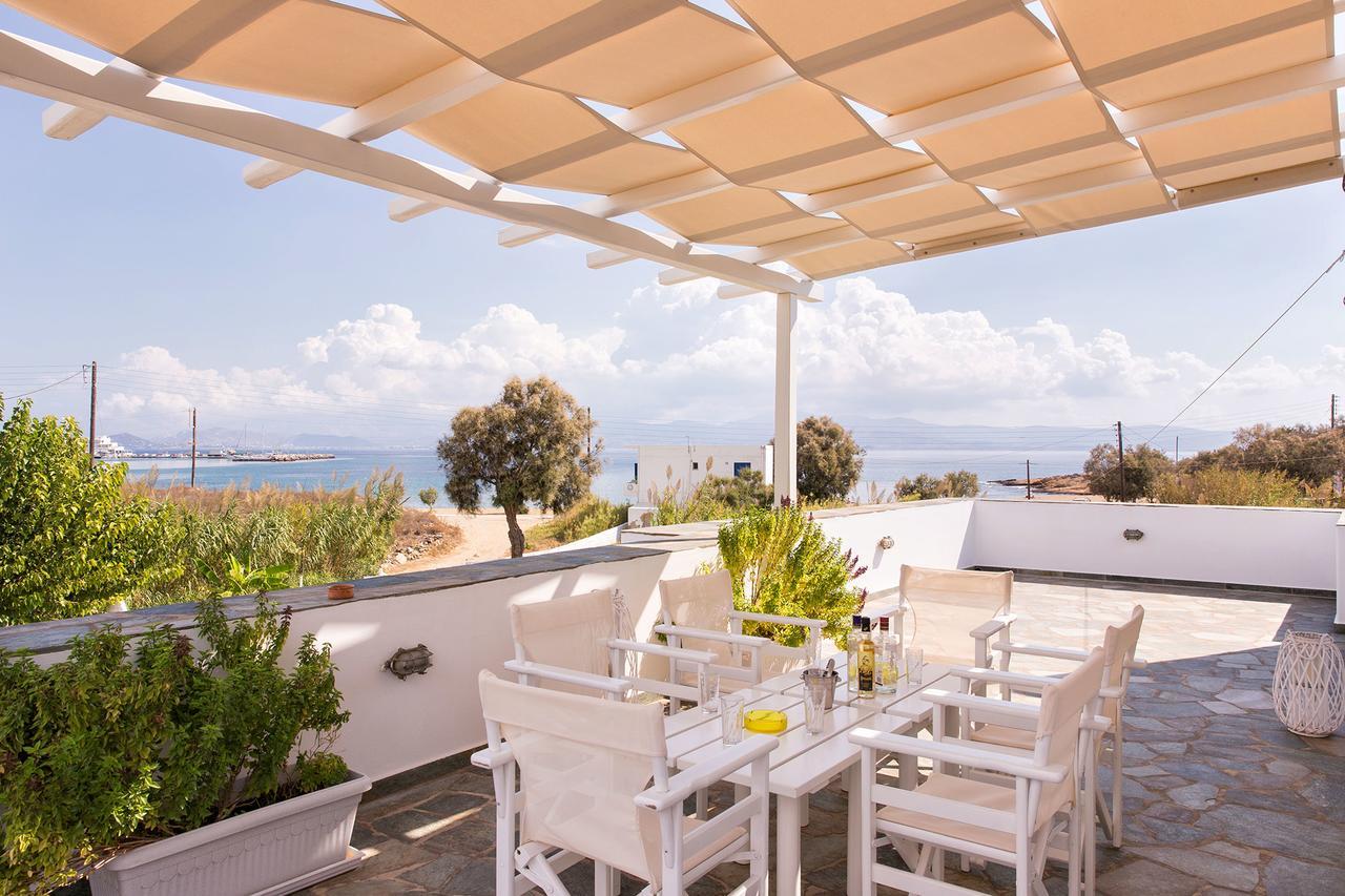 Villa San Dimitrio House On The Beach Logaras Exteriör bild